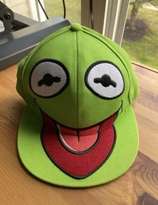 Baseballmütze Kappe Disney Kermit der Frosch grün nicht verstellbar Größe 7,5 Muppets Jim Henson - Bild 1 von 3