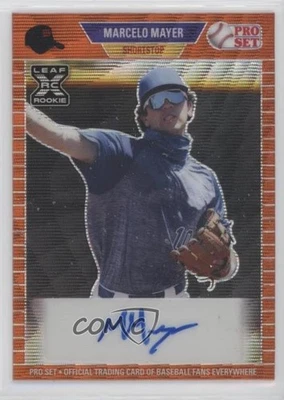 2021 Leaf Pro Set Metal 1989 Orange Wave /5 Marcelo Mayer #PA-MM7 Auto - Image 1 of 2