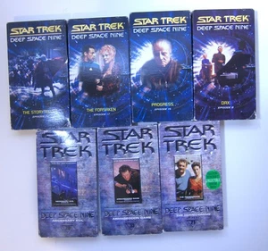 Star Trek Deep Space Nine VHS lot - 7 Tapes, Episodes 8, 14, 15, 17, 21, 28, 33 - Picture 1 of 9