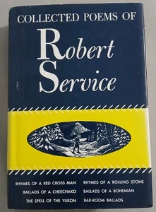 Vintage 1940 Hardcover The Collected Poems of Robert Service Dodd Mead HCDJ Poem - Bild 1 von 5
