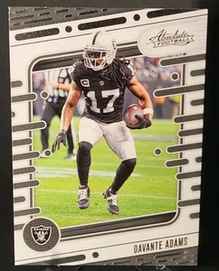 2024 Panini Assoluto - Davante Adams #55 Las Vegas Raiders Football  - Foto 1 di 2