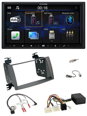 Alpine Bluetooth 2DIN Lenkrad DAB USB Autoradio für Hyundai Sonata 2009-2014 akt - Bild 1 von 4