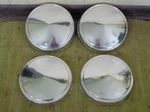 73 74 75 76 77 Chevrolet Dog Dish Hubcaps 10 1/2" Set of 4 Chevy 1973 - 1977 - Picture 1 of 6