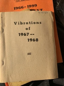 Vibrations Of 1967 —1968; Rare GOLDEN DAWN Booklet ! Typical Weird Stuff - Picture 1 of 7