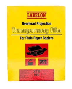 LABELON XTR 650 Overhead Projection Transparency Film 100 Sheets SEALED NOS - Picture 1 of 4
