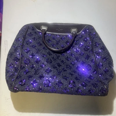Bolso Cartera Louis Vuitton Púrpura Monograma Sunshine Express Norte-Sur Raro Foto 1 de 4