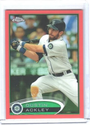 2012 Topps Chrome #107 Dustin Ackley Orange Refractors - Image 1 of 2