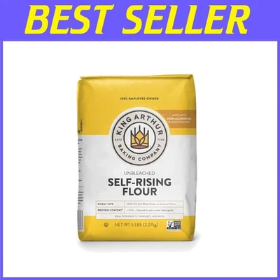 8 Pounds of Kosher Unbleached Self Rising Flour - Perfect for Tender Baked Goods - Image 1 of 4