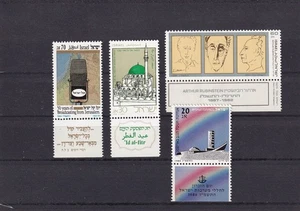 SA19f Israel 1986 selection of mint stamps with tabs - Picture 1 of 1