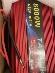 Pure Sine Wave Power Inverter  7000W 8000W DC 12V to AC 110V 60HZ Converter - Picture 1 of 8