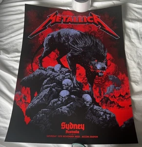 Metallica 72 Seasons SYDNEY Poster Lithograph Limited 341/450 2025 Pop Up Store - Bild 1 von 13