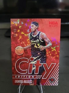 2021-22 Panini NBA HOOPS City Edition Pascal Siakam #20 Hyper Red /99 - Picture 1 of 2