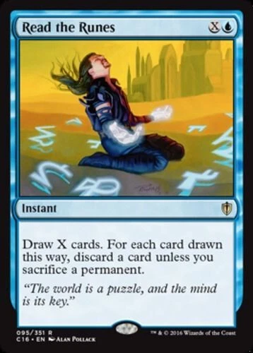 READ THE RUNES Commander 2016 MTG Blue - Instant Rare - Image 1 of 1