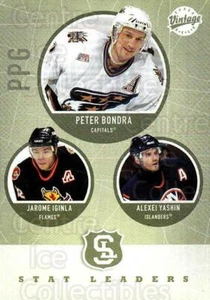 2002-03 UD Vintage #309 Peter Bondra, Jarome Iginla, Alexei Yashin - Picture 1 of 1