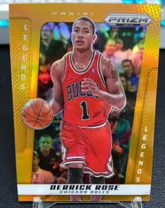 Derrick Rose 2024-25 Panini Prizm Deca Orange Prizm 15/49 Legends #231 - Imagen 1 de 2