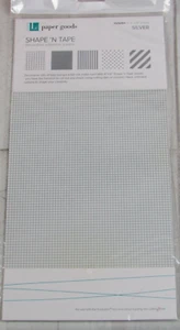 Quickutz Lifestyle Crafts Shape N' Tape Sheet, Silver ST0008 - Picture 1 of 2