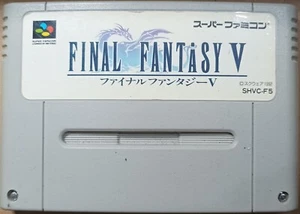 Final Fantasy V ★ Japan ★ ORIGINAL Super Nintendo Super Famicom SHVC-F5 1992 - Imagen 1 de 2