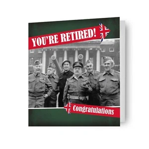 Tarjeta de Retiro Ejército de Papá Tarjeta Divertida Incluye Sobre 7 X 6 Pulgadas - Imagen 1 de 6