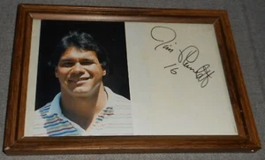 Jim Plunkett 3 1/2 x 5 Foto mit separater Autogrammkarte - Bild 1 von 4