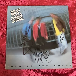 Agent Orange This Is The Voice Signed vinyl punk LP 1986 ST-73209 - Picture 1 of 6
