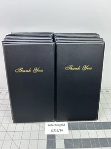Guest Check Card Holder Presenter - 15 Pack Restaurant Server Bill Book - Black - Picture 1 of 3