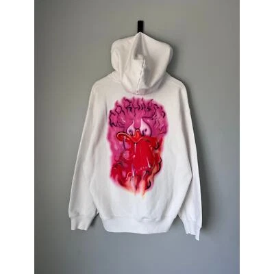 Sudadera Carhartt WIP con Capucha Babybrush Duck - Talla Mediana - Blanca - NUEVA Foto 1 de 4