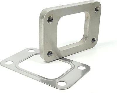 Brida de turbina colector turbo T25 T28 GT2871 + junta 4 pernos soldable SS304 Foto 1 de 2