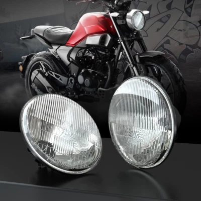 Carcasa de vidrio de haz sellado faro redondo de 7" para Kawasaki Ninja 650 2012-2019 Foto 1 de 4