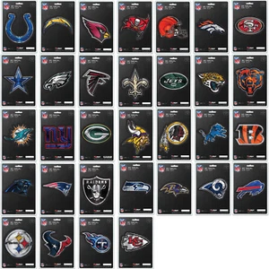 New Official Licensed NFL Pick Your Team 3D Die Cut Decal Sticker Made in USA - Picture 1 of 29