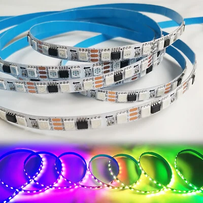 WS2811 5050 RGBIC LED Pixel Strip Light Tape 84LEDs/m Addressable Dream 8mm Wide - Image 1 of 4
