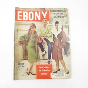 Ebony Magazine October 1963 Italian Fashions - Imagen 1 de 8