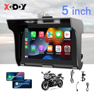XGODY 5.0" Motorrad GPS Auto Wasserdicht & EU Navigationsgerät Karte Schwarz - Bild 1 von 14