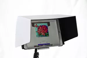 Foldable Sun Shade Hood With Clamp and Tripod Adapter For 10 inch iPad Tablet - Picture 1 of 34