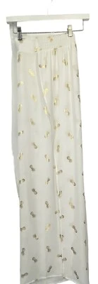 Pantalones transparentes de encubrimiento de natación Torrid talla 2 lámina de oro blanco piña crucero de natación Foto 1 de 4