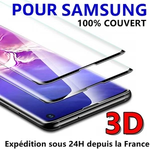 Vitre Intégral Protection VERRE TREMPE 3D pour Samsung Note 9/10/S8/S9/Plus/S10 - Photo 1/14