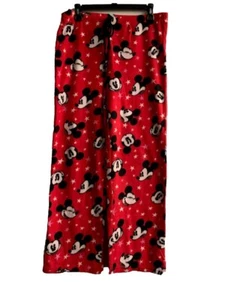 Disney Girl's Mickey Juniors Sleep Pants Red Medium- Size 12-14 - Picture 1 of 1
