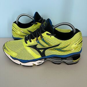Mizuno Wave Creation 14 Running Shoes Mens 8 Yellow Neon Athletic Gym