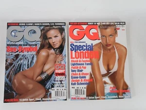 Vintage GQ Deutsch / Germany Magazine Lot of 2 - Picture 1 of 1