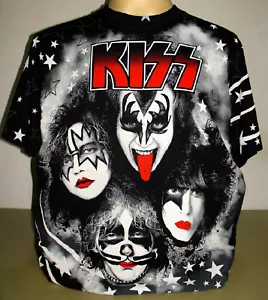 Camiseta estampada Kiss Rock Band talla M L XL 2XL 3XL primera línea XXL XXXL - Imagen 1 de 2