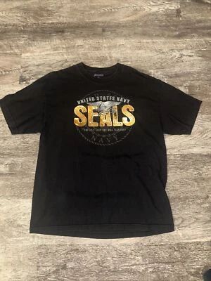 Camiseta Para Hombre VGUC ACADEMY XL Extra Grande Negra Estados Unidos Navy Seals Foto 1 de 4