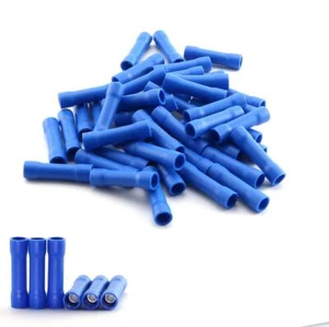 100pcs Crimp Connectors Insulated Butt Quick Splice Wire Terminals Assorted K... - Picture 1 of 5