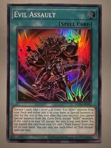 YUGIOH EVIL ASSAULT (SPELL) ASIA ENGLISH EDITION SUDA-AE052 SUPER RARE - Picture 1 of 3