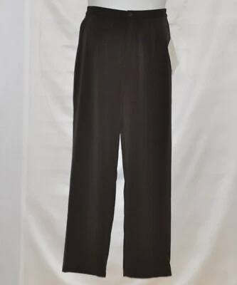 Pantalón Pantalón Linea by Louis Dell'Olio elástico pierna recta talla 8 marrón Foto 1 de 2