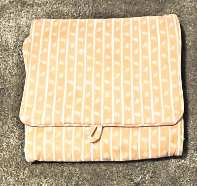 Vtg Victoria Secret Second Skin 10X10 Cosmetic Travel Case Bag Clean Unused - Image 1 of 3