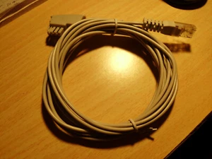  Telefon Anschluss-/Verbindungskabel TAE-F auf RJ 45 grau 4m - Bild 1 von 1