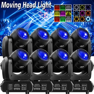UKing 120W 18Prism Gobo LED Moving Head Stage Light DMX Disco Beam Party Wedding - Picture 1 of 16