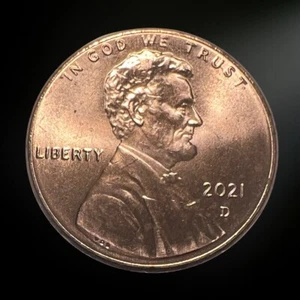 2021 D Denver Lincoln Shield Cent Brilliant Uncirculated (BU) - Picture 1 of 2