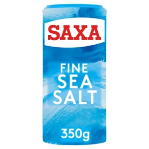 Saxa Sea Salt Fine No Need to Grind, 350 g Drum (Pack of 1) - Picture 1 of 1