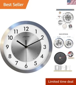 Lightweight 12-Inch Silent Wall Clock – Perfect for Classrooms & Living Rooms - Picture 1 of 11