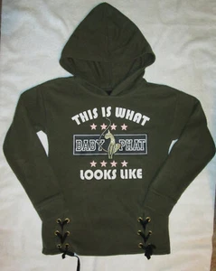Baby Phat "This Is What Baby Phat Looks Like" Hoodie Sweatshirt  -Size 10 -CUTE - Picture 1 of 4